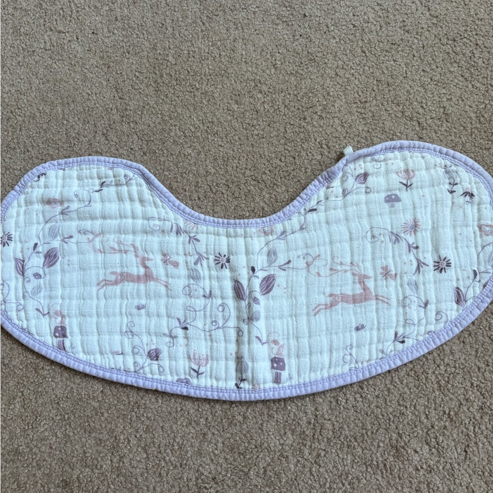 aden + anais Lavender Floral Kids Burp Cloth